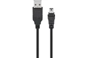 Pro Mini USB sync and charging cable Black