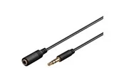 Pro MiniJack 3.5mm Ext. - Schwarz - 2m