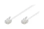 Pro Modular telephone cable - Weiß - 10 meter