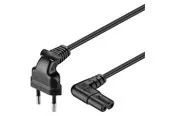 Pro Power cable C7 - 1 m - Schwarz - 90°