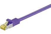Pro RJ45 patch cord CAT 6A S/FTP (PiMF) 500 MHz with CAT 7 raw cable violet - Lila - 5 meter