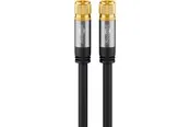 Pro SAT antenna cable (135 dB) 4x shielded 1m