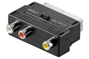Pro SCART to composite audio/video adapter IN/OUT