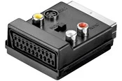 Pro SCART to composite video and S-Video adapter IN/OUT with SCART passthrough