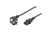 Pro Strom Kabel C13 1x90° - Schwarz - 3m