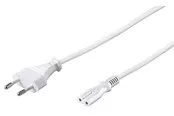 Pro Stromkabel C7 (2 pins) - Weiß - 3 m - Gerade