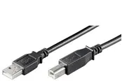 Pro USB 2.0 A/B - Schwarz - 0.25m