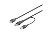 Pro USB 2.0 Dual Strom Extension Kabel