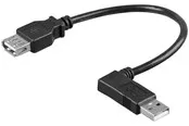 Pro USB 2.0 Hi-Speed extension cable 90°