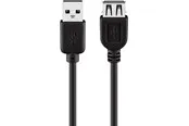 Pro USB 2.0 Hi-Speed extension cable black
