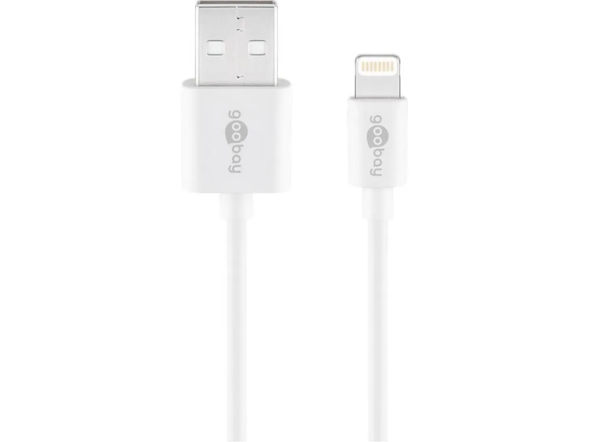 Pro USB-A <-> Lightning - Weiß - 3m