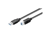 Pro USB-A <-> USB-B 3.0 - 1.8m - Schwarz