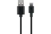 Pro USB-A <-> USB-C - 0.5m - USB 2.0 - Schwarz