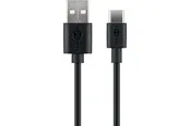 Pro USB-A <-> USB-C - 1m - USB 2.0 - Schwarz
