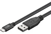 Pro USB-A <-> USB-C - 1m - USB 3.0 - Schwarz