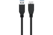 Pro USB-A <-> USB Micro-B 3.0 - 1.8m - Schwarz