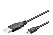 Pro USB-A <-> USB Micro-B - 5m - Schwarz
