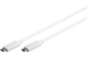 Pro USB-C <-> USB-C - 0.5m - Weiß
