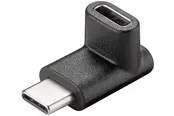 Pro USB-C to USB-C - adapter 90° - black