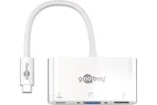 Pro USB C - VGA - PD adapter - white