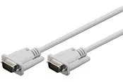 Pro VGA (15pin) - Display Kabel - 2m - Weiß
