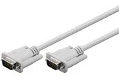 Pro VGA (15pin) - Display Kabel - 3m - Weiß