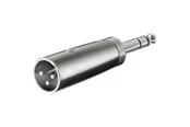 Pro XLR Adapter 3pin XLR M - Jack M