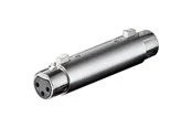 Pro XLR Adapter 3pin XLR M - XLR F
