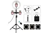 Puluz Tripod Mount with 26cm LED Ring Vlogging 1.1m PKT3070B