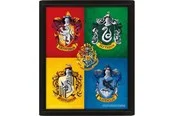 Pyramid - Harry Potter Crests Framed 3D Picture - Bild