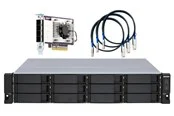 QNAP TL-R1200S-RP 12-Bay High-performance rackmount SATA 6GB/s JBOD Storage Enclosure