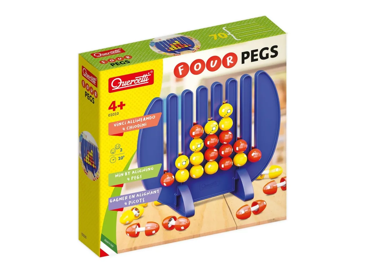 Quercetti - Four in a Row Board Game (EN)