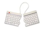 R-Go Tools R-Go Split Break - keyboard - with integrated break indicator - QWERTY - US - white - Tastaturen - Englisch (US) - Weiss