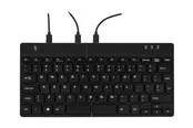 R-Go Tools R-Go Split Ergonomisk tastatur QWERTY (Nordic) sort kablet - Tastaturen - Nordisch - Schwarz