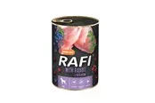 RAFI Getreidefreies Nassfutter für Hunde mit Kaninchen 400g