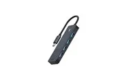RAPOO USB-C Hub UCH-4001 USB-C to USB-A Hub USB-Hubs - 4 - Schwarz