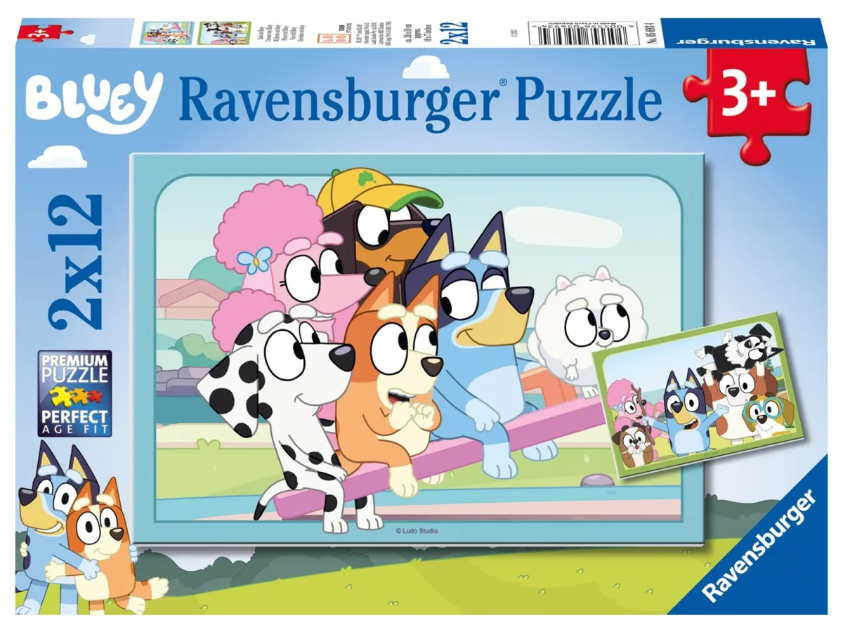 Ravensburger Bluey 2x12p