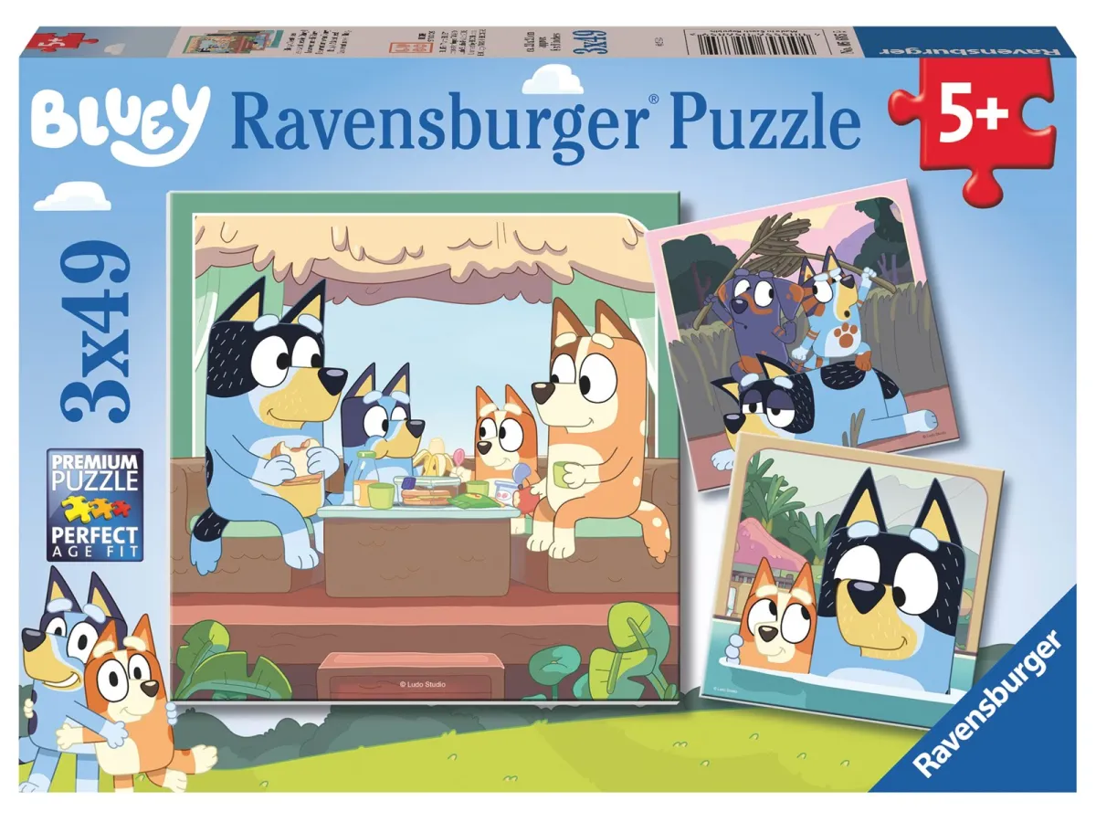 Ravensburger Bluey 3x49p