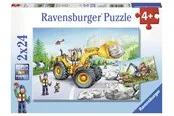 Ravensburger Digger At Work 2x24p