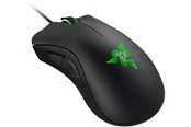 Razer DeathAdder Essential - Black - Gaming Maus (Schwarz mit grünes Licht)