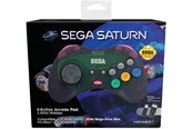 Retro-Bit SEGA Saturn 2.4G M2 - Grey - Wired Controller - Sega Genesis