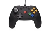 Retro Fighters Brawler64 Color Edition v2 - Black - Wired Controller - Nintendo 64