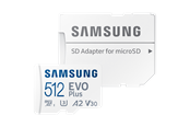Samsung EVO Plus microSD/SD - 160MB/s - 512GB