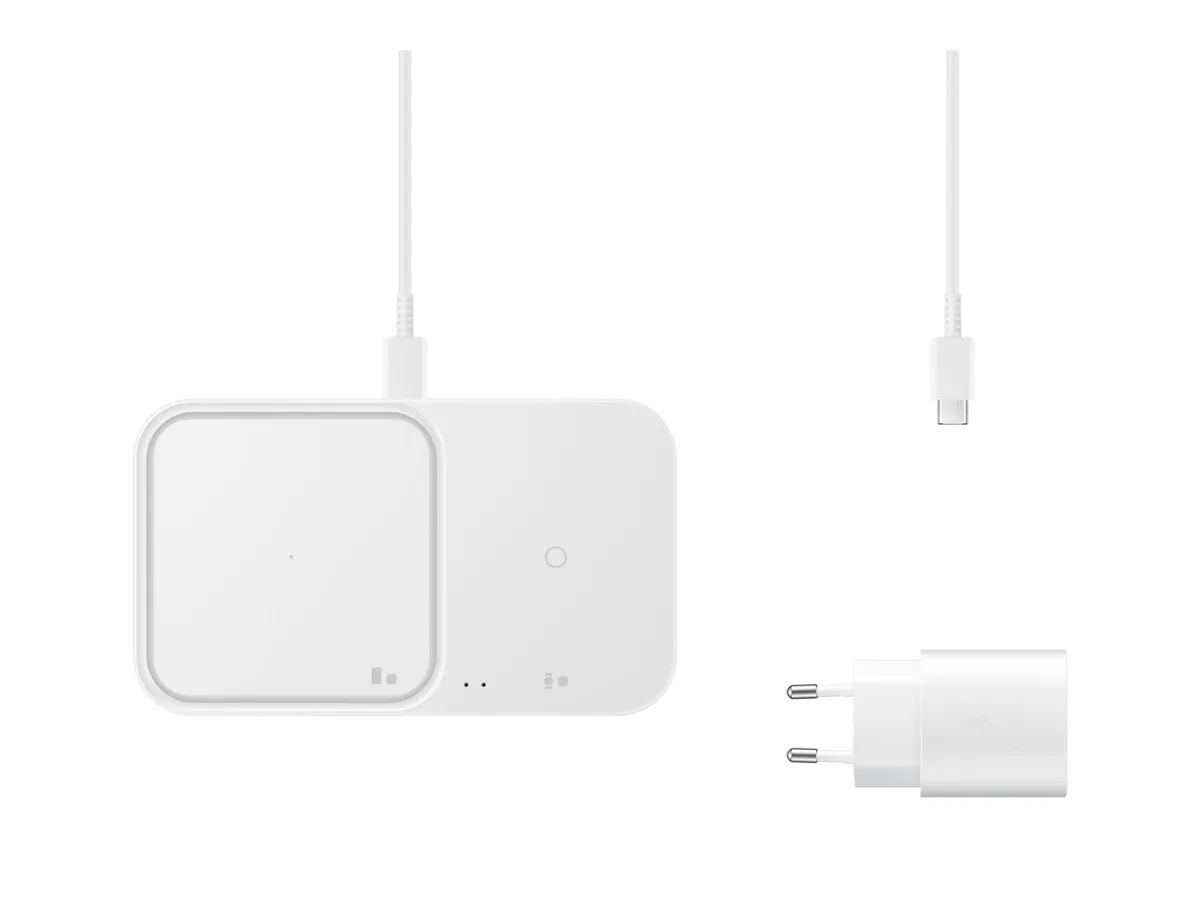 Samsung Wireless Charger Duo (Incl. Power Adapter) - White