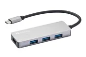 Sandberg 4-Port USB-C Hub USB-Hubs - 4 - Grau