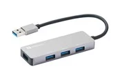 Sandberg 4-Port USB Hub USB-Hubs - 4 - Grau