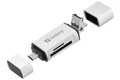 Sandberg Card Reader USB-C+USB+MicroUSB