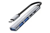 Sandberg USB-C Multi-USB Hub USB-Hubs - 5 - silber
