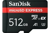 SANDISK microSD Express - 880MB/s - 512GB