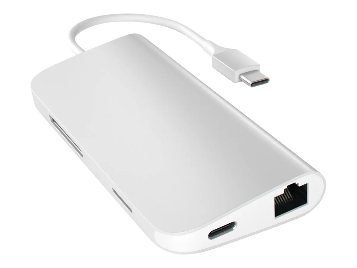 Satechi Type-C Multi-Port 4K Ethernet - Silver